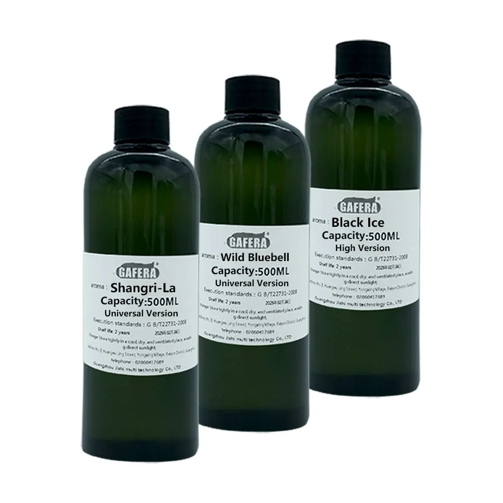GAFERA 500ml(16.9 fl.oz) Black Ice Hilton Essential Oils - For All Waterless Diffuser, Hotel Diffuser Replenish Aromatherapy Oil