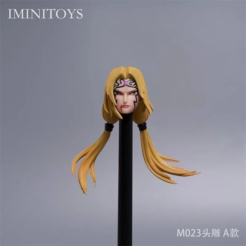

Iminitoys 1/6 масштаб M023 женская голова с резьбой по голове скульптура кукла аксессуар модель одежды для 12 дюймов экшн-фигурки тела
