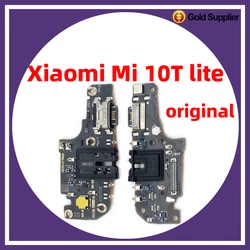 Original For xiaomi Mi 10T lite Dock Connector USB Charger Charging Port Flex Cable Board Replacement