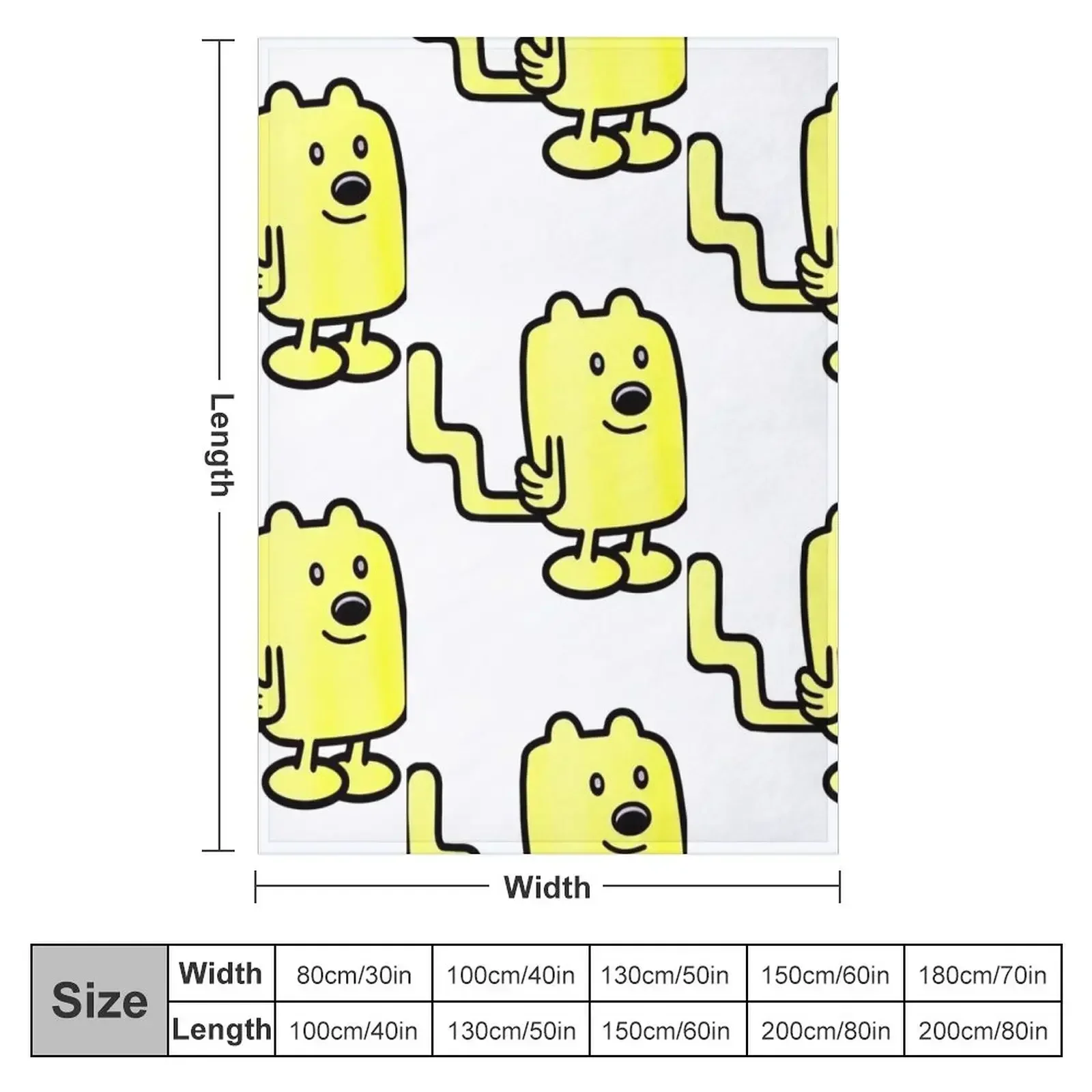 Wow Wow Wubbzy Throw Blanket Decorative Beds Sofa Vintage manga Blankets