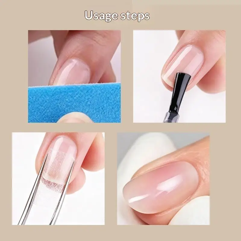 Non-Irritating Nail Extension Repair Silk Cloth Tape Multi-Functional Gentle Nail Tool for Sensitive Nails Home Salon