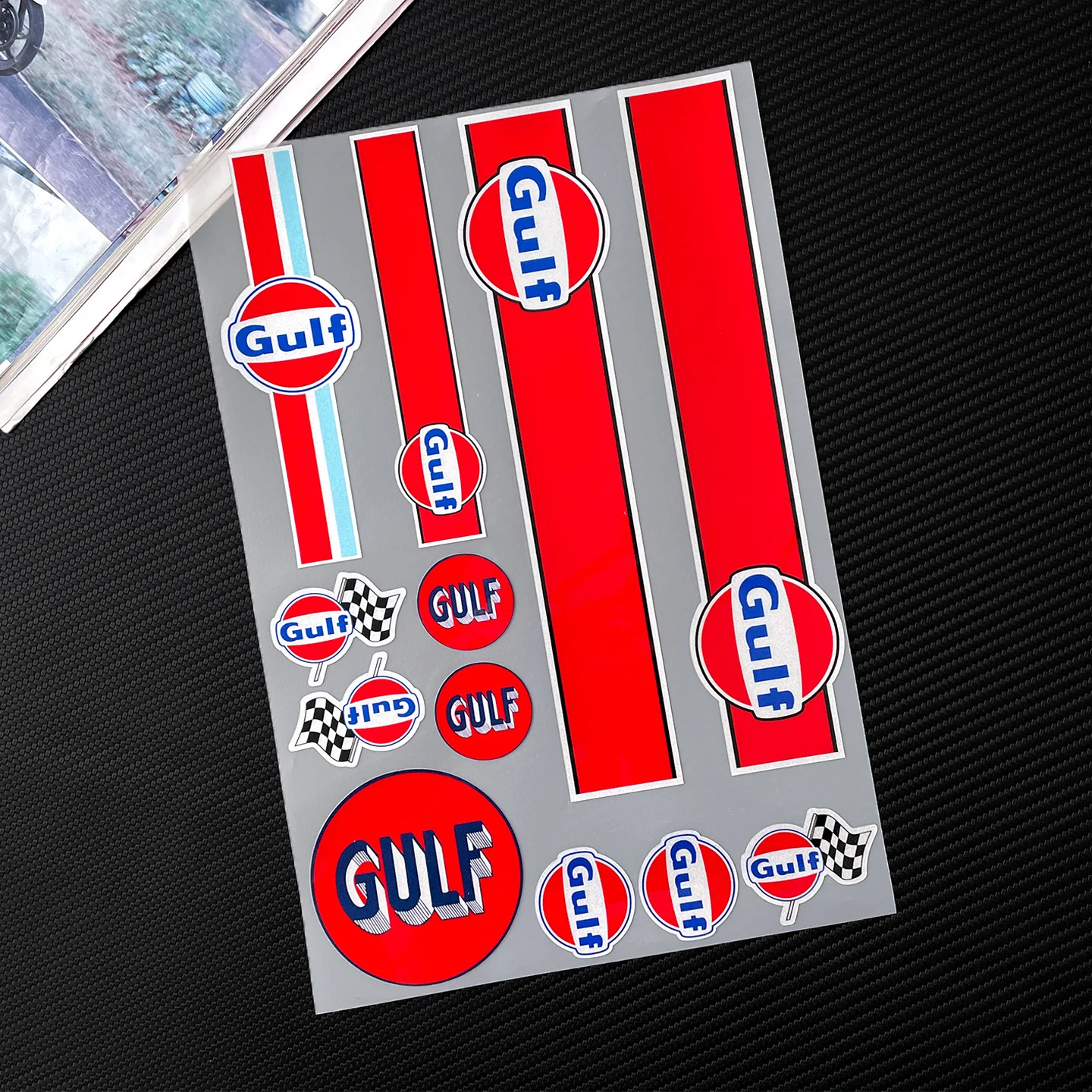Motorrad-Aufkleber GULF Statio – Castrol Oil Gtx Bewertung und Preis