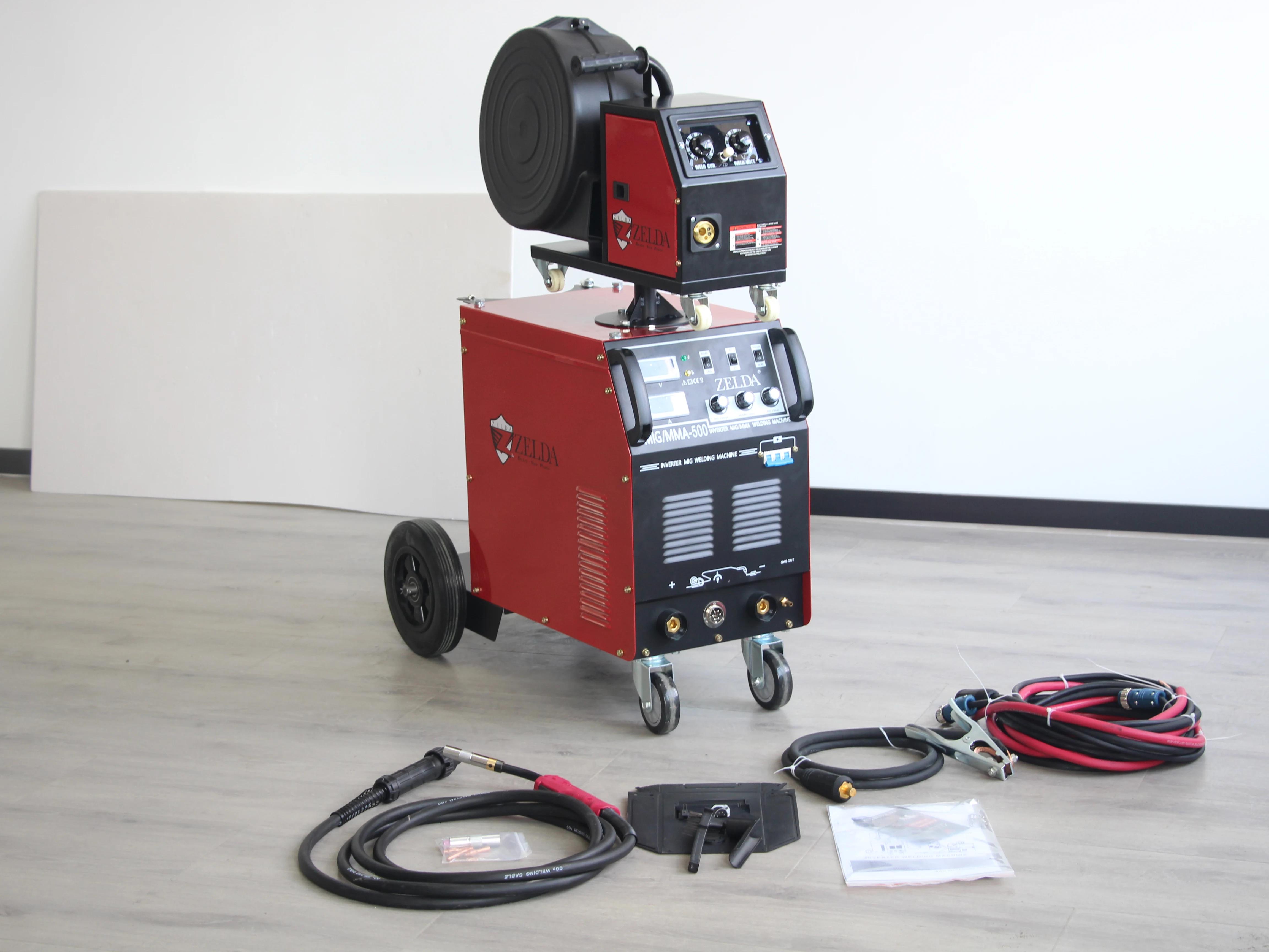 Heavy duty igbt inverter 500 amp saldatrice mig welder co2 mig welding machine