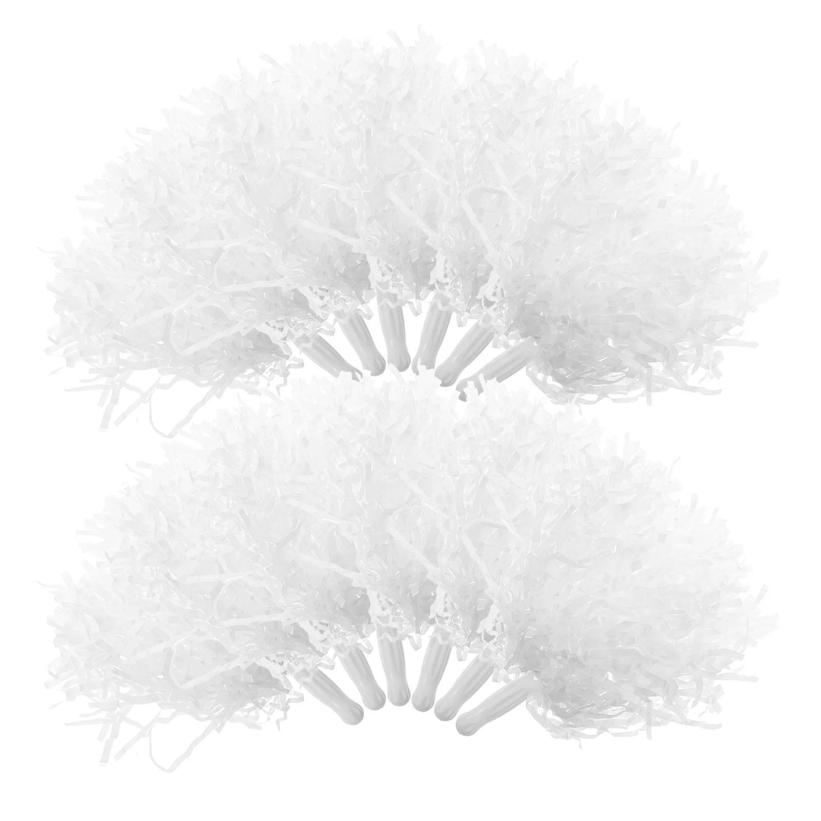 12 قطعة التشجيع بوم بومس الزهور المعدنية المحمولة لعروض الرقص الأحداث الرياضية حفلة يهتف الدعائم قابلة لإعادة الاستخدام