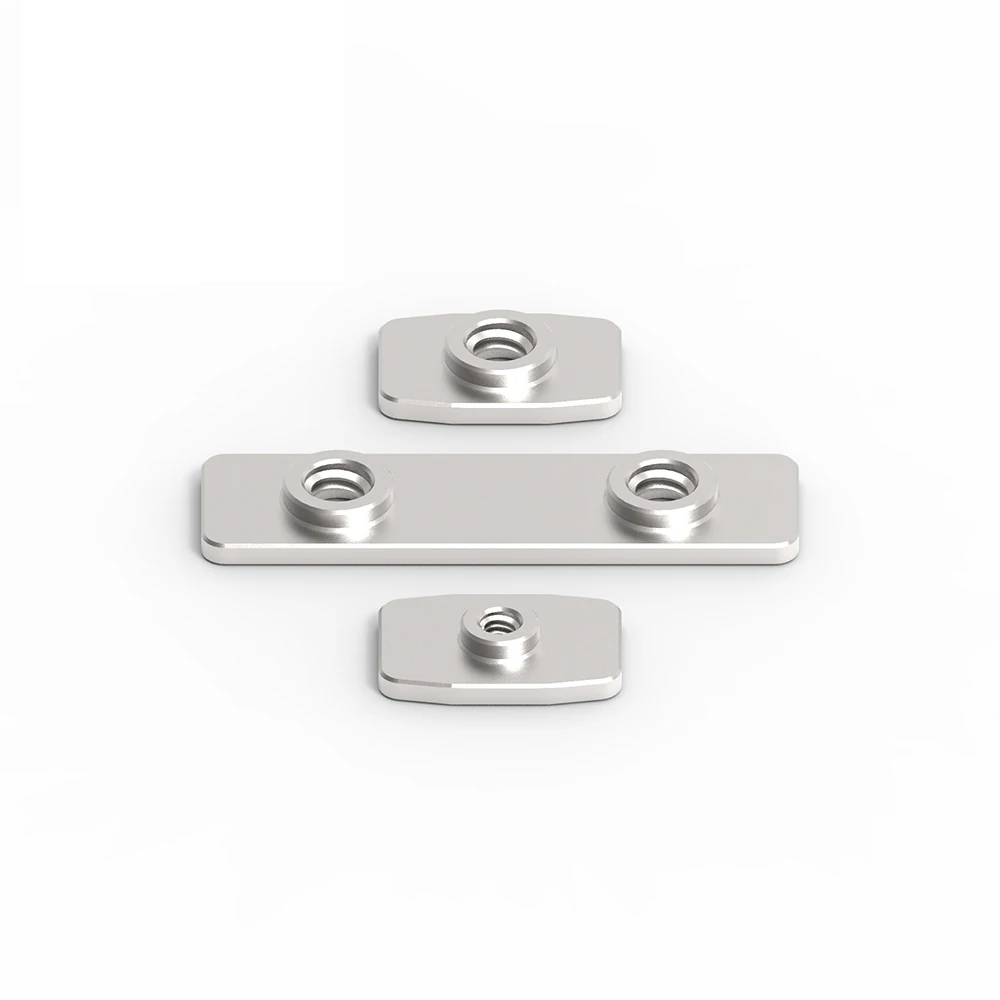 

3D Printer Openbuilds Carbon Steel Galvanized T-nut Aluminum Profile M3 M4 M5 Tee Nuts Double Tee Nuts 10PCS
