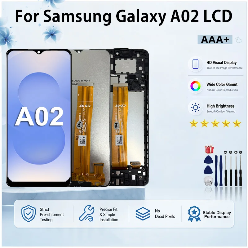 6.5" IPS For Samsung Galaxy A02 LCD Touch Screen Digitizer Assembly For Galaxy A02 Display SM-A022F SM-A022M Screen Replace Part
