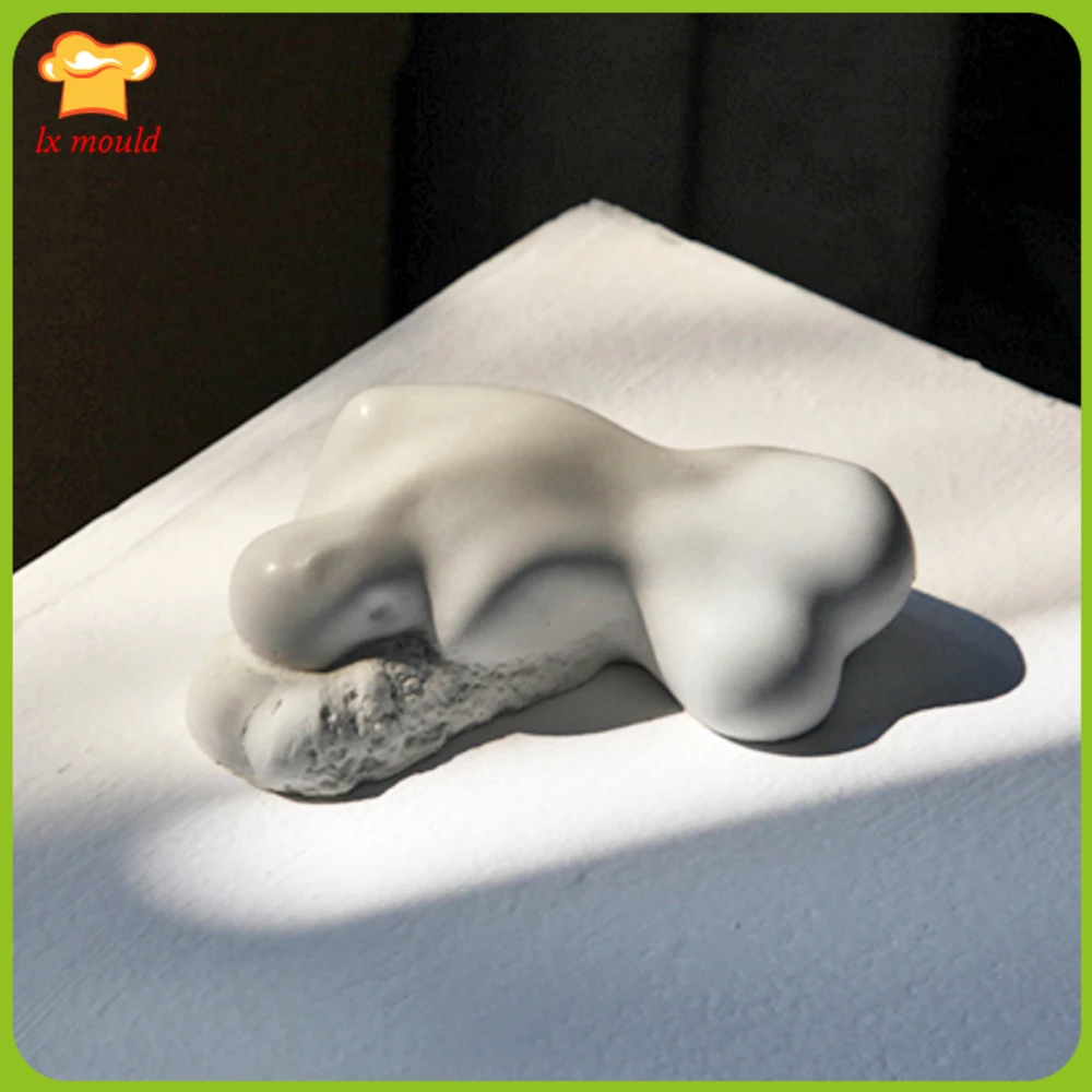 Original Abstract Woman Body Candle Silicone Mould Art Figure Soap Silicone Mold Sculpture Home Decoration Tools