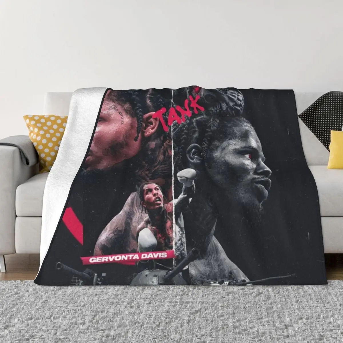 

Gervonta Davis Throw Blanket throw blanket for sofa Flannels Blanket