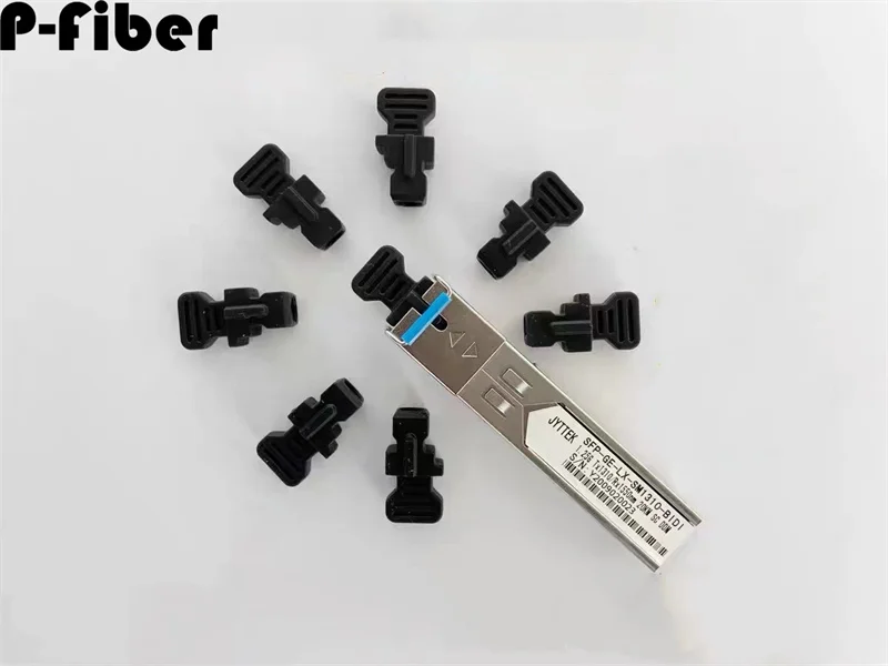 SFP dust plug 100pcs SC for optical module optical fiber dust cap optical fiber protective cover optical cat GPON