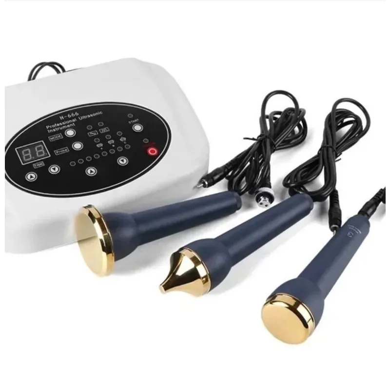 Hot Sale Three Ultrasonic Probes for Facial Body and Eye Facial Massage Spa Use   Machine