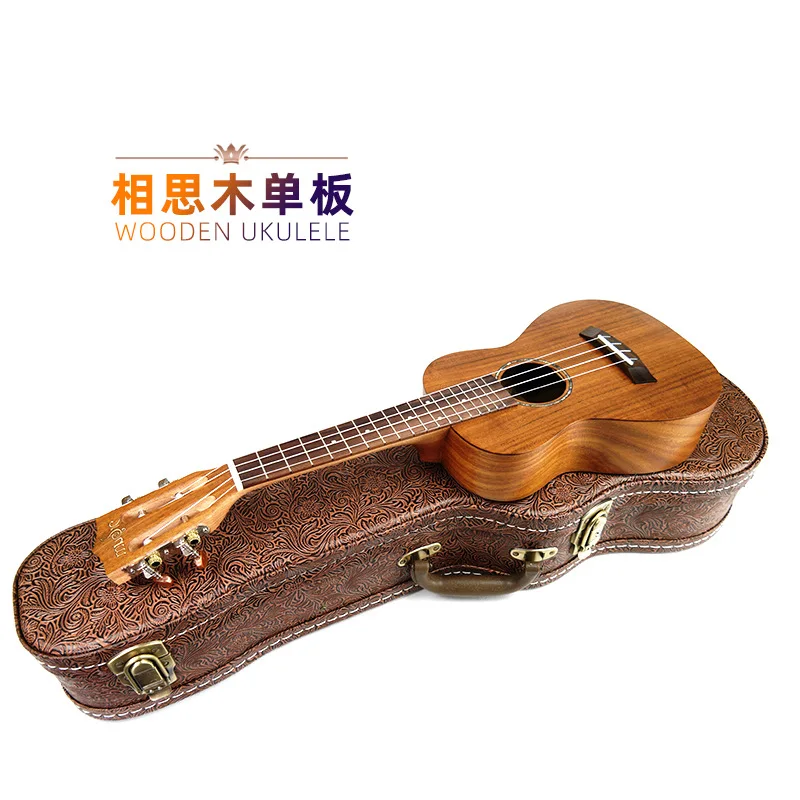 

23-дюймовая гавайская гитара из шпона акации, 26 дюймов, гавайская маленькая гитара