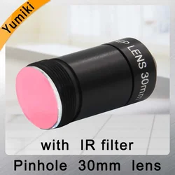 Yumiki HD CCTV Lens Pinhole 30MM M12*0.5 Mount 1/2.7