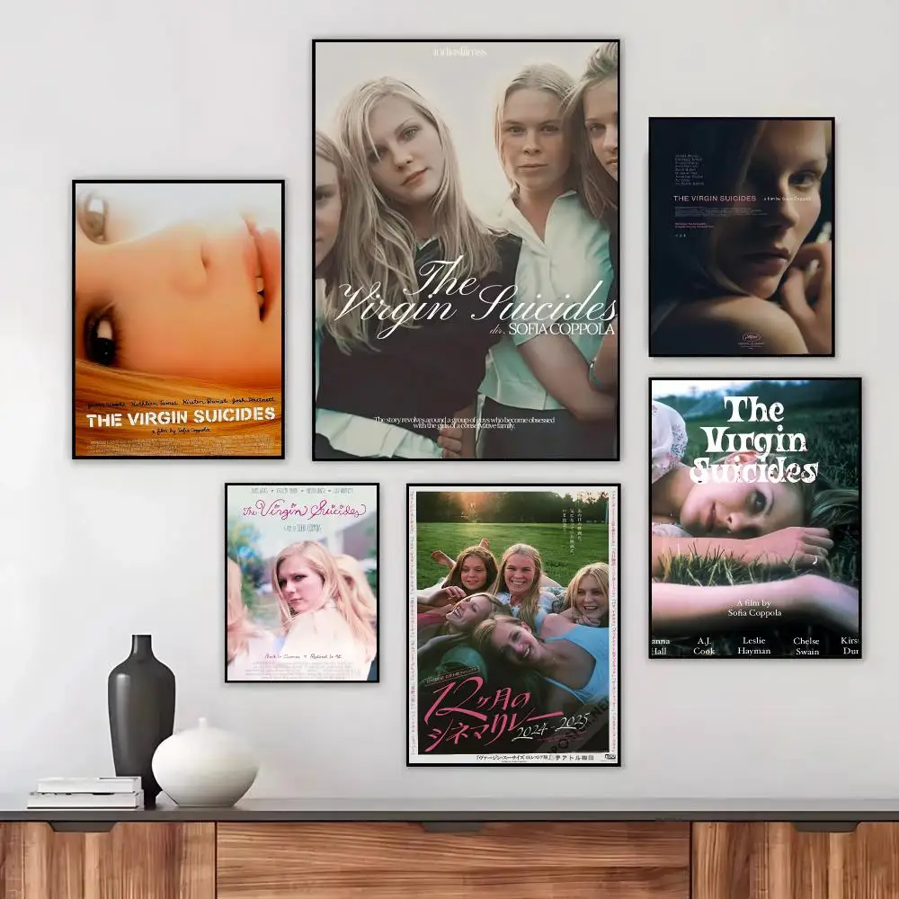 Movie T-The Virgin Suicides Poster Wall Art Printed Decor Sticker Stylish Home Gift for Living Room Bedroom Corridor Cafe