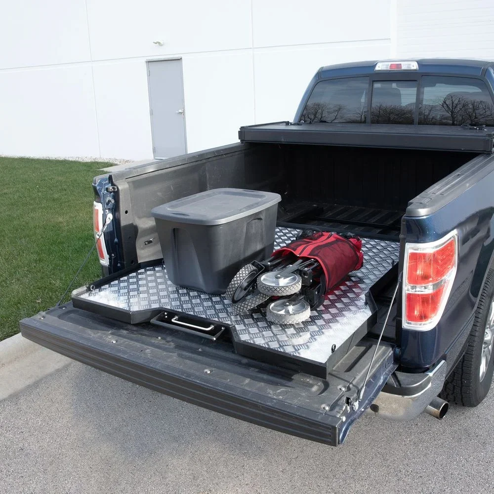 Aluminum Alloy Customizable   Elevate Outdoor Slide-Out Truck Bed Tray Cargo Glide for Mazda BT50