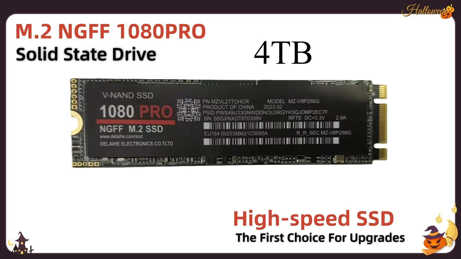 Original New 1080PRO M.2 NVMe PCIe4.0 SSD NGFF Internal Solid State Drive For PS5 Gaming Desktop Laptop PC - view 6