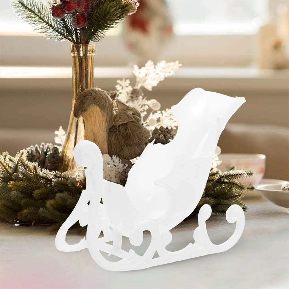 

10Pcs Christmas Tree Hanging Pendant Mini Sleigh Ornaments for Xmas Party Decorations Table Centerpieces Festive Holiday Display