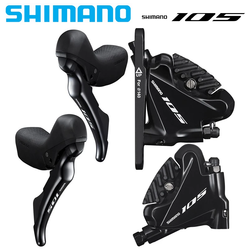 SHIMANO 105 R7020 2x11Speed Road Bike Groupset R7070 Shifter Hydraulic Disc Brake R7000 Derailleur Bicycle Original Kit