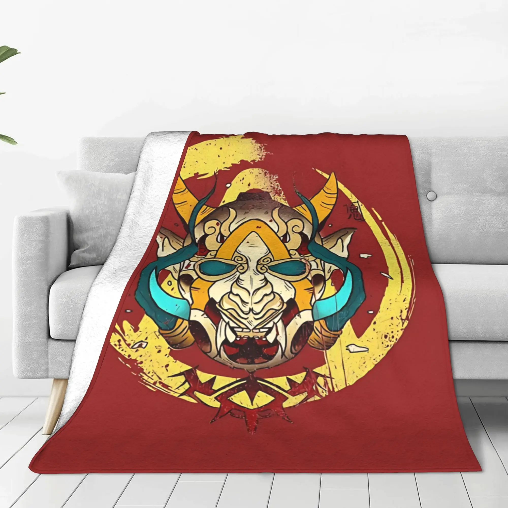 1PC Home Cute Room Decor rugged adventure squad  Blanket Throw Blanket B-Borderlands Novelty Warm Blanket All Season