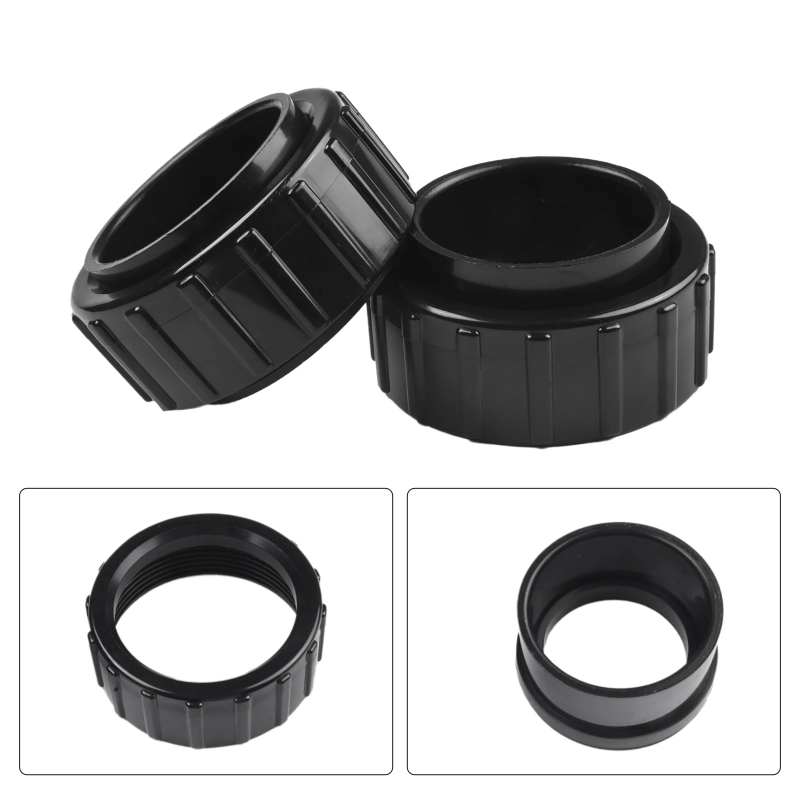 

2 PVC Union Connectors for Hayward Salt Cell Generators Replacement Kit with Smooth Threads for Easy Connection