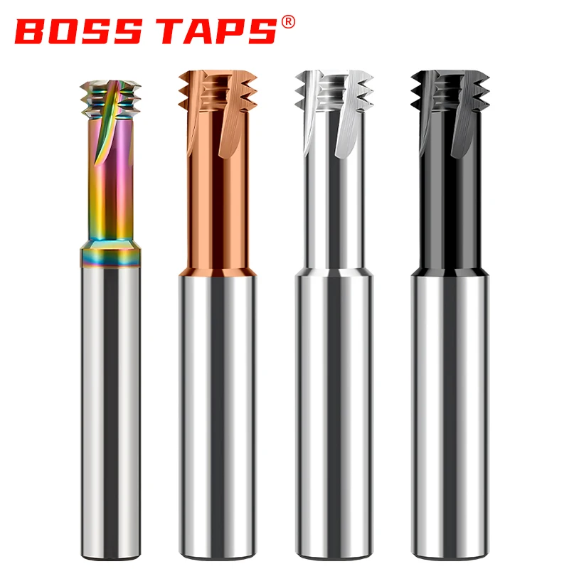 

Boss Taps CNC tungsten steel American standard thread three-flute tap milling cutter UNC for steel thread milling