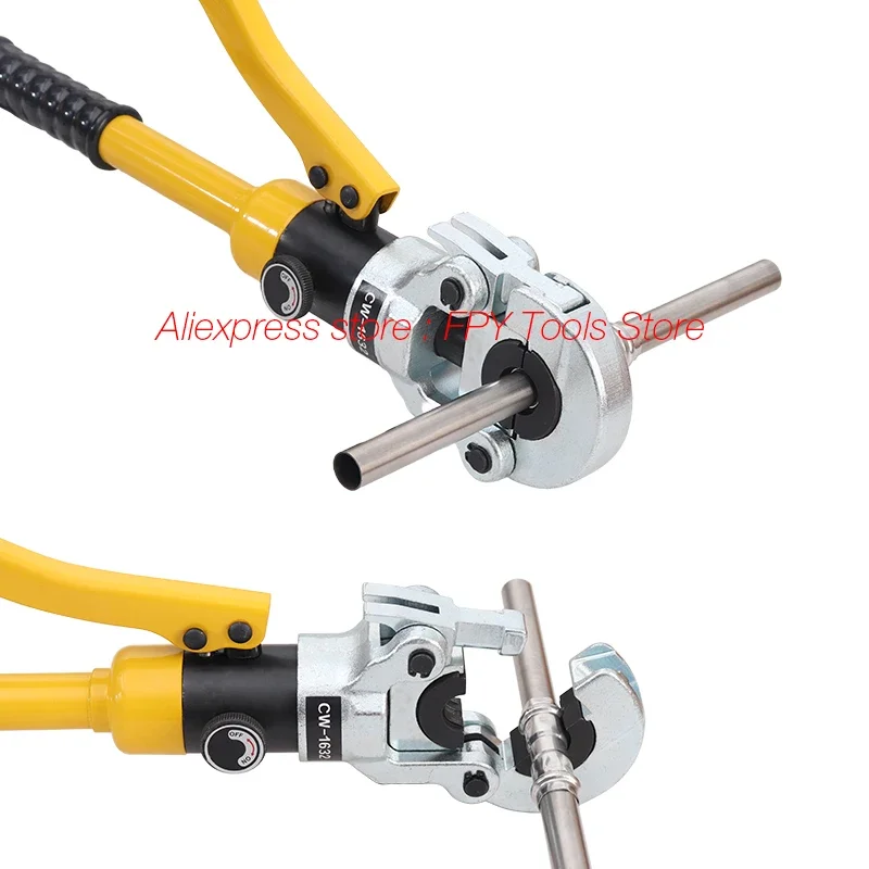 Imagem -03 - Hidráulica Pex Pipe Crimping Tools Cw1632 Pressionando Ferramentas de Encanamento para Pex Pipe com Mandíbulas Thv Gc-1632