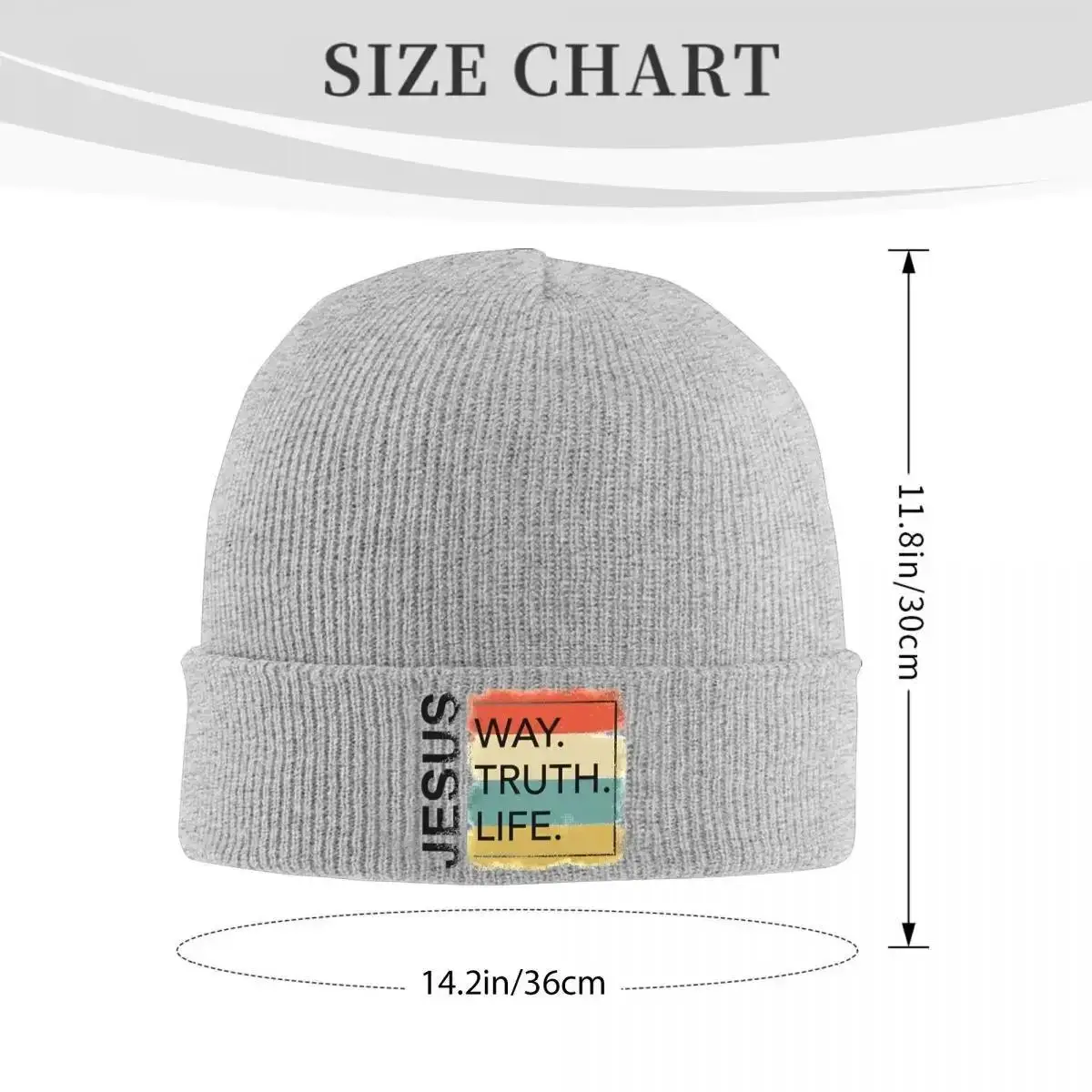 يسوع قبعات صغيرة طريقة الحقيقة الحياة خمر قبعات الكبار للجنسين الرياضة في الهواء الطلق متماسكة قبعة الخريف الشتاء المطبوعة رئيس التفاف قبعة صغيرة #2