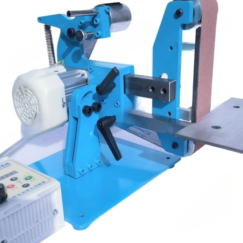

Belt sander, knife sharpener 915 by 50 belt, vertical and horizontal belt sander, all steel structure