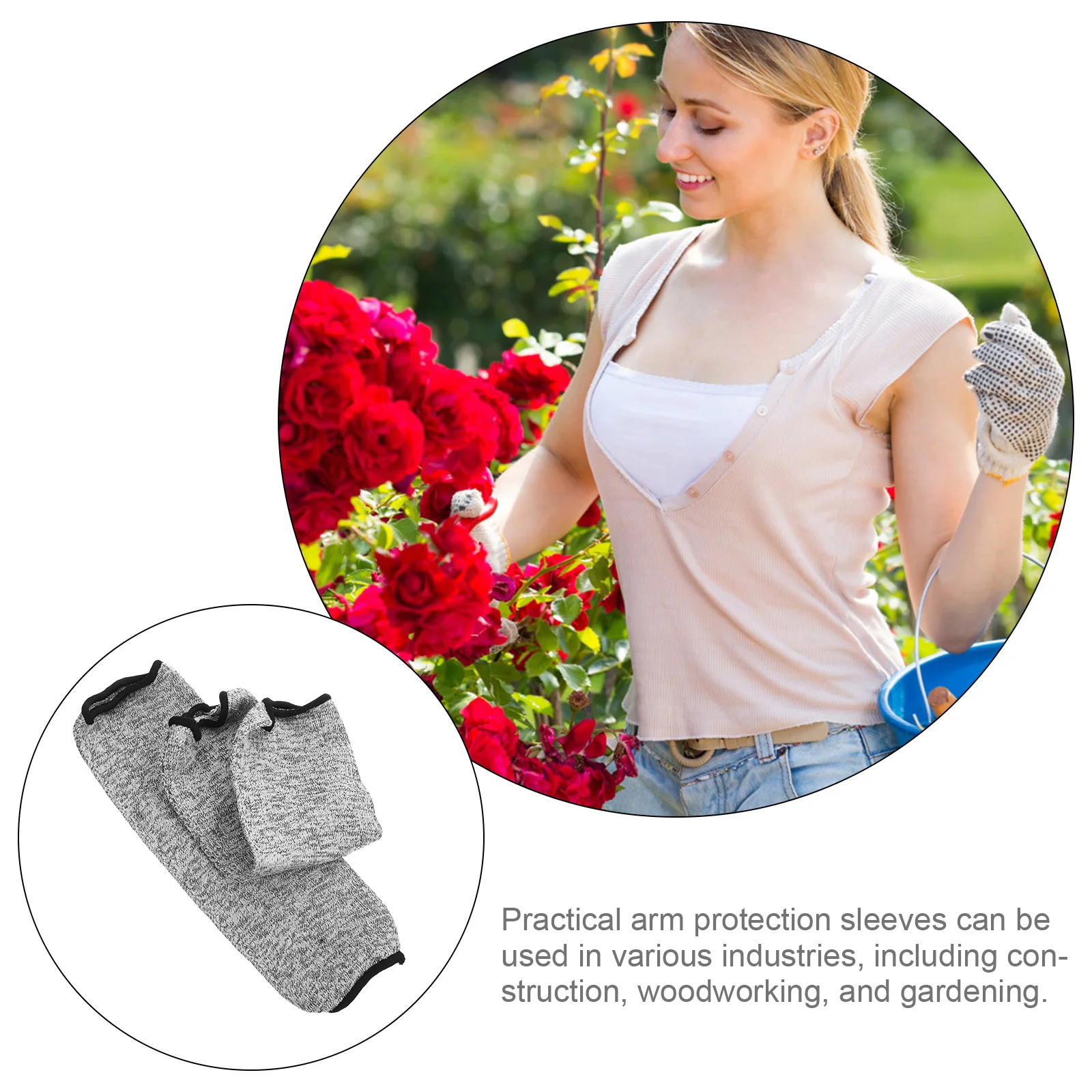 

Cut Arm Protector Forearm Sleeve Protectors Wristband Protection Sleeves Garden Women Work Protective