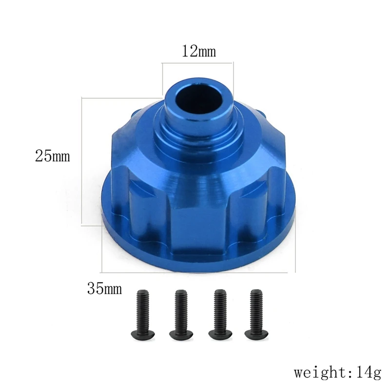 โลหะ Diff กรณี Differential Case 8681X สําหรับ Traxxas E-Revo VXL 1/10 RC รถอะไหล่อัพเกรดอุปกรณ์เสริม