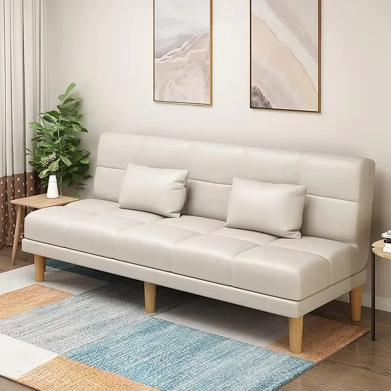 Multifunctional two-in-one living room sofa bed Modern small double bedroom sofa folding home dual-purpose furniture