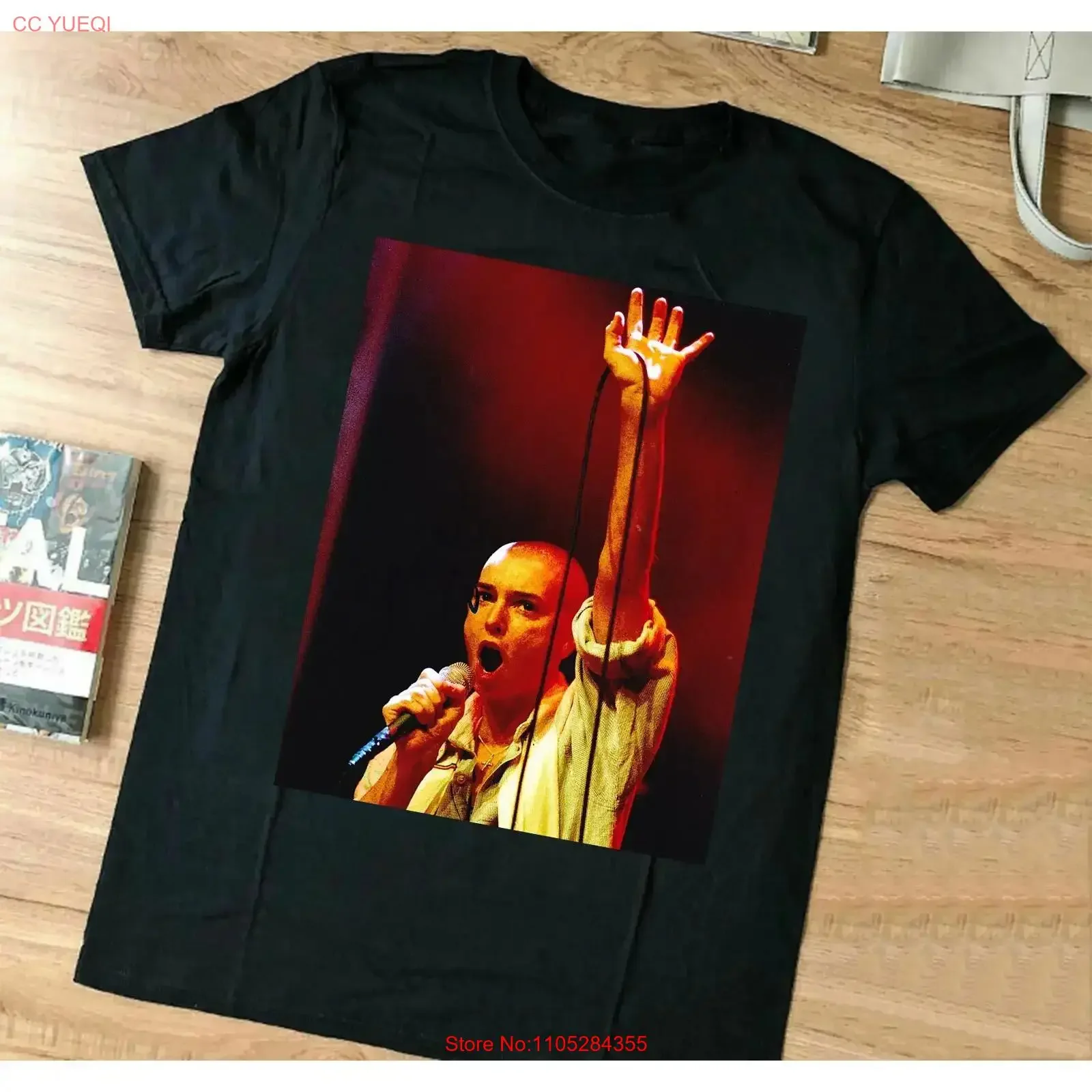 SINEAD OCONNOR SIGNED COOL Cotton T Shirt And VTG Black CG606 vintage Washed Unisex fashion Stretched designer clothes homme