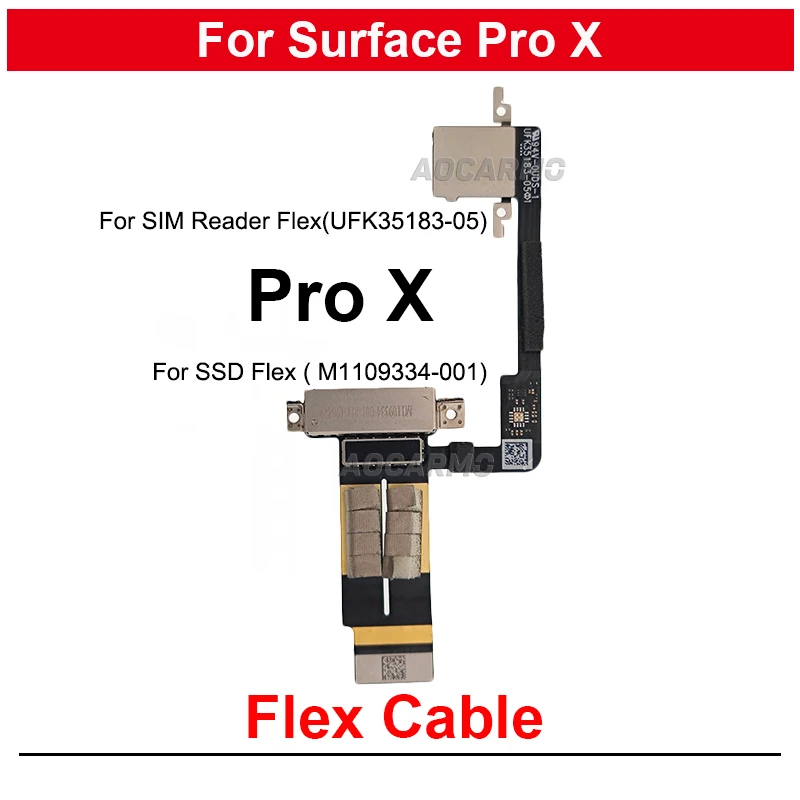 

Разъем для порта SSD, устройство для чтения Sim-карт памяти для Microsoft Surface Pro X Prox 1876