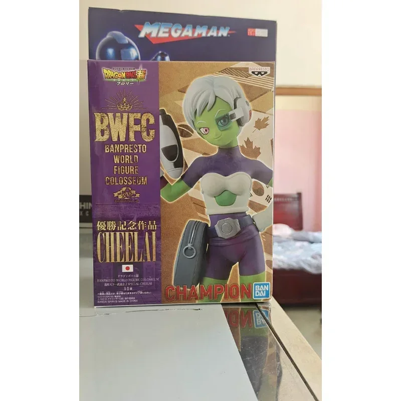 Bandai Genuine Dragon Ball Super Anime BWFC2 Cheelai Action Figures Collectible Model Limited SP Doll Toys Gifts for Kids