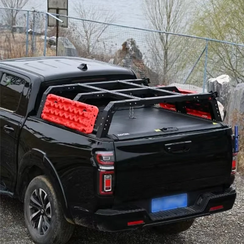 Steel Extendable Pick-Up Cargo Rack Cross Bars for Tundra F150 Tacoma  Triton Aluminum Truck Bed Rack