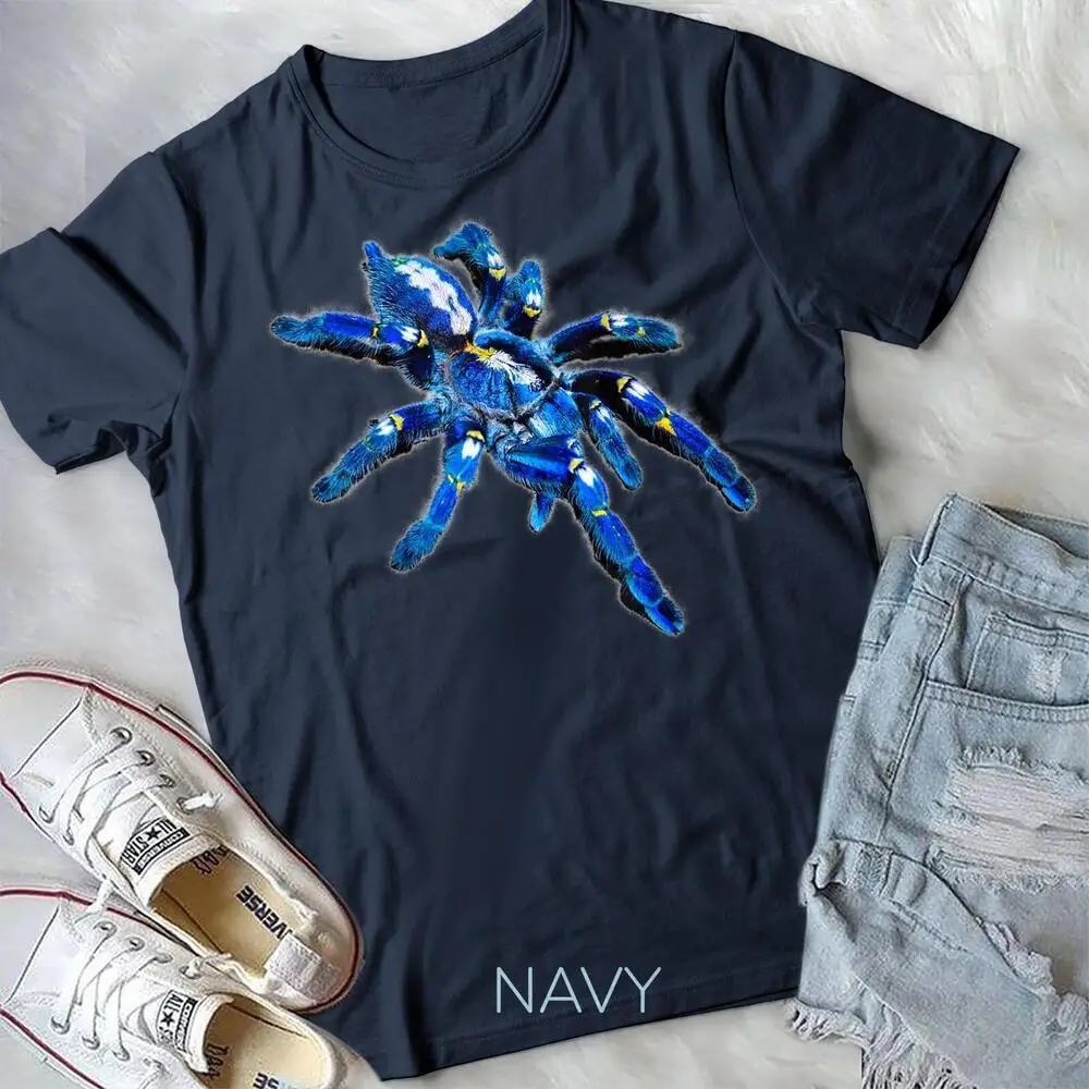 Blue Tarantula Spider Poecilotheria Shirt Unisex T-shirt