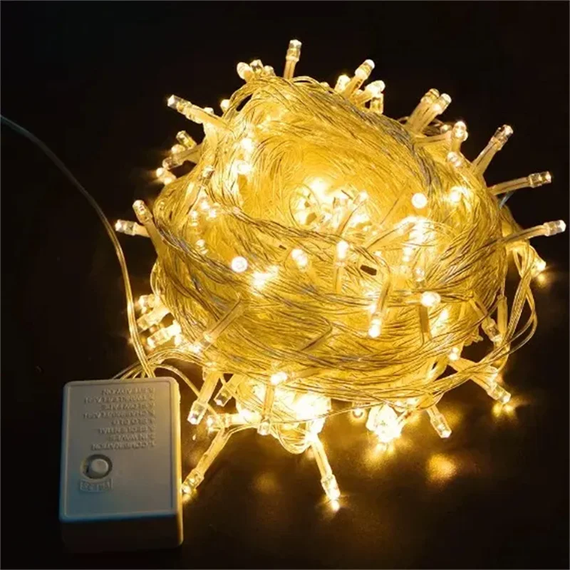 10M 20M 30M 50M 100M LED Impermeabile All'aperto Casa Fata Luci Della Stringa Festa Di Natale Decorazione di Festa di Nozze Ghirlanda di luce