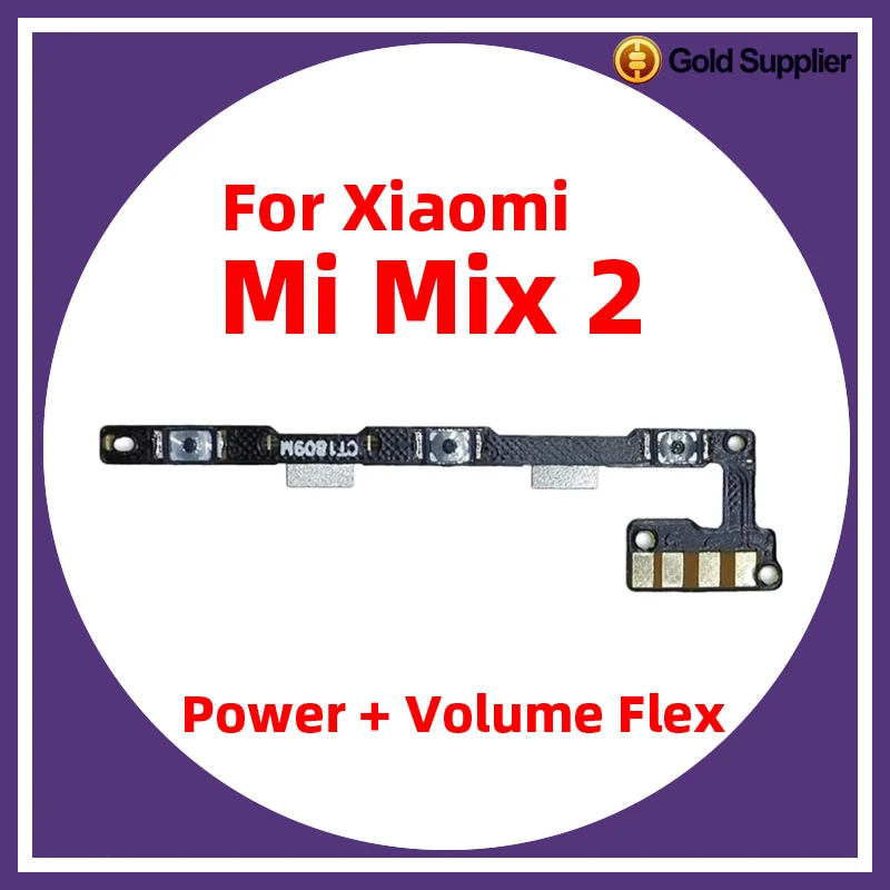 For Xiaomi Mi Mix 2 Power ON OFF Volume Camera Key Button Switch Flex Cable Replacement