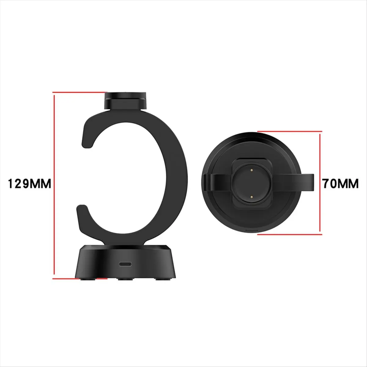 Charging Cradle Dock for Huami BIP6 / Active2 / Active2 Square Smartwatch Replacement Charger