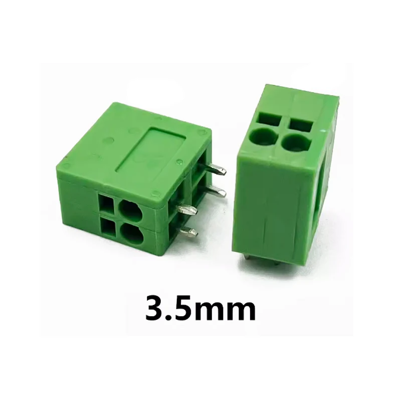 (1 Pcs) KF205 3.5mm 5.0mm 7.5mm 10.0mm PCB Straight Pin Screwless Spring Type Terminal Block 205V 2P~12P DG 271V