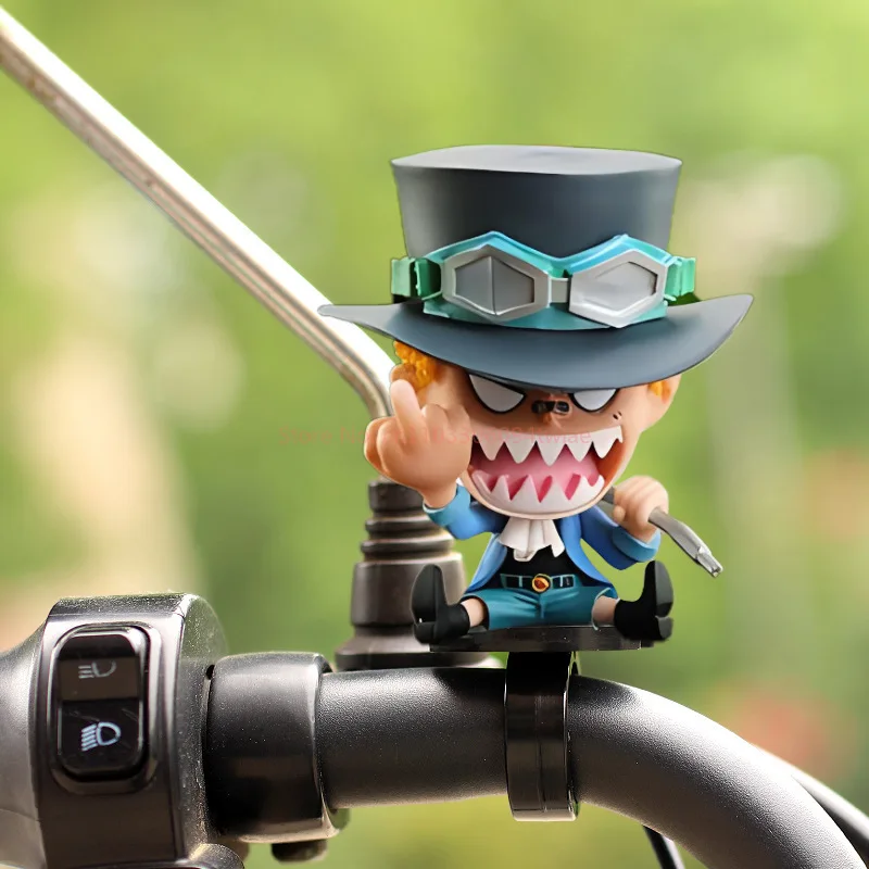 

New Hot One Piece Anime Figure Mini Ornament Car Bicycle Motorcycle Electric Vehicle Dashboard Desktop Model Gift