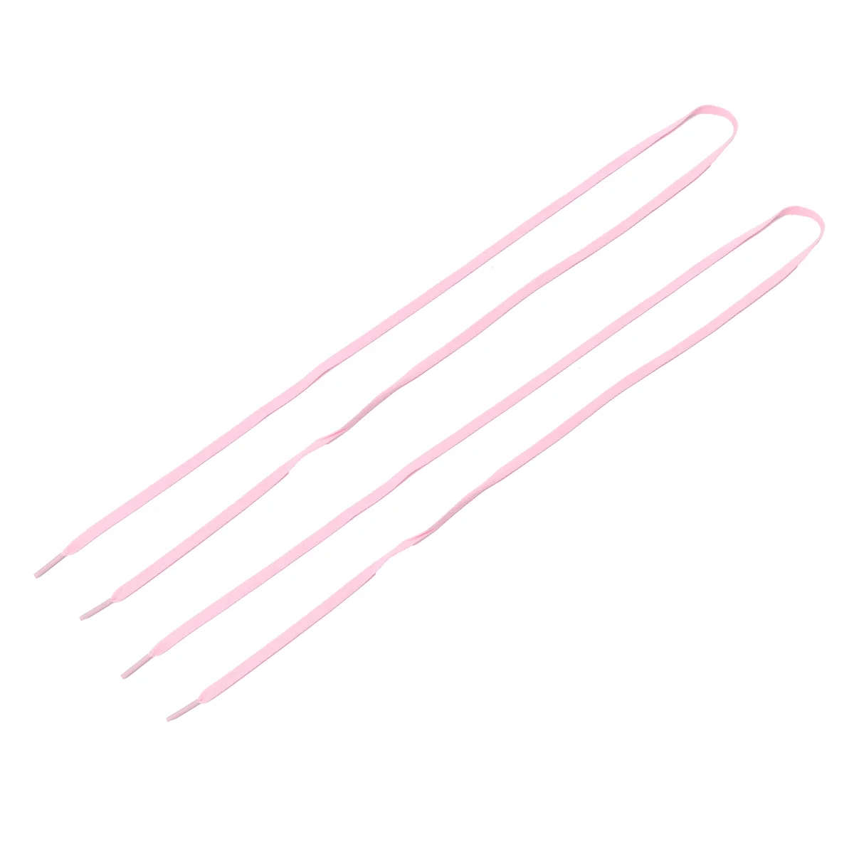 Beauty 44" Solid Flat Shoelaces Strings Laces for Sneaker Pink