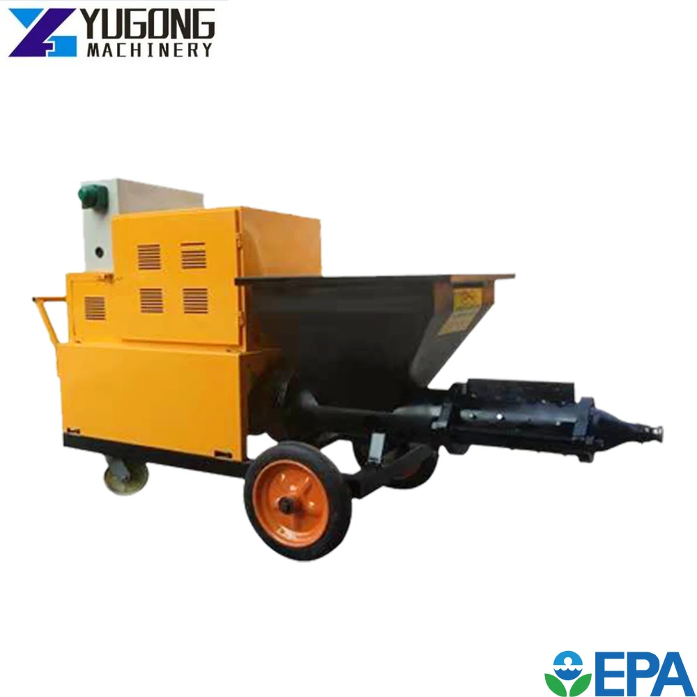 YG China Building Construction Equipment Cement Mortar Sprayer Mixing Pump Mining Machine Concrete Pumping Motor Spray Machinery