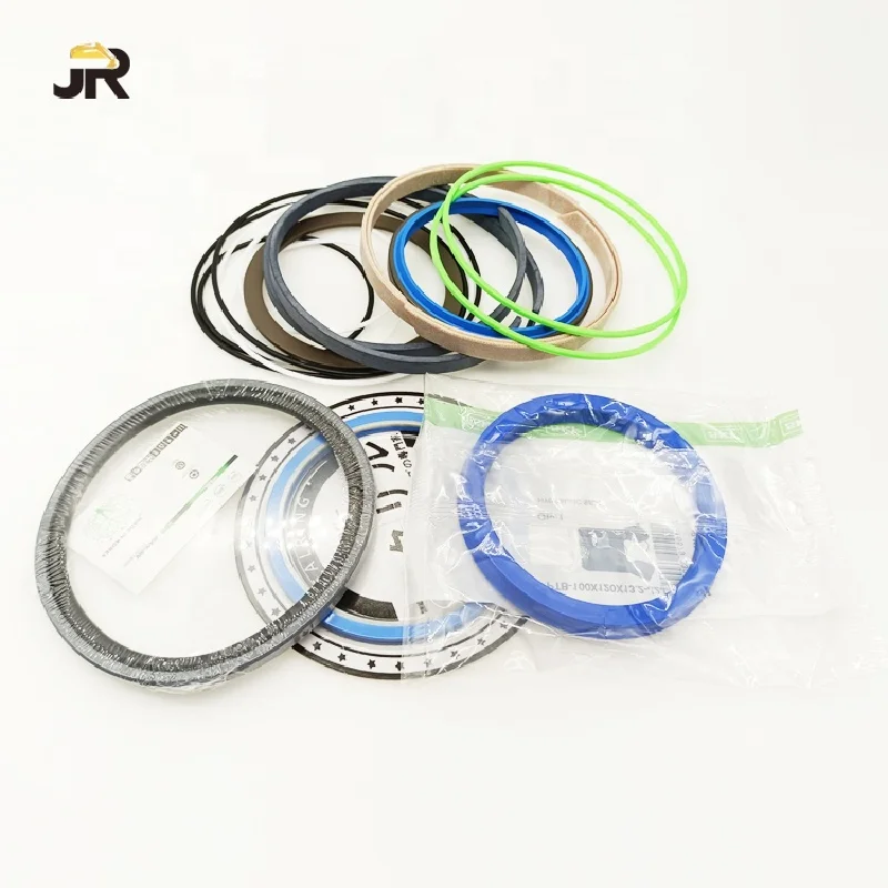 For Hitachi ZAX360H-5G Excavator Hydraulic Cylinder Boom Seal Kit 4695955 Dust Ring Buffer Ring Repair Kit