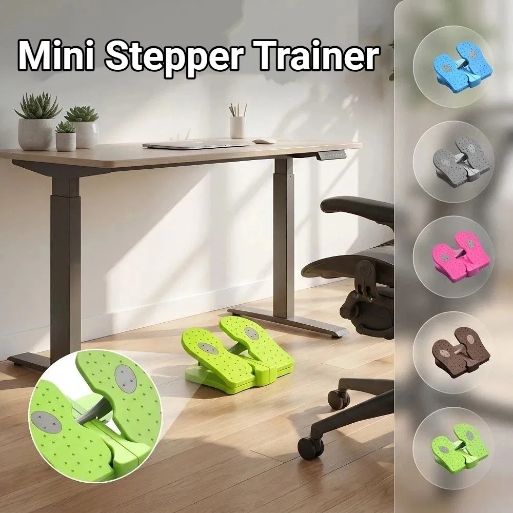 

Non-Slip Mini Foot Pedal Treadmill Portable Foldable Foot Stepper Machine Lightweight Aerobic Pedal Mini Stepper Trainer