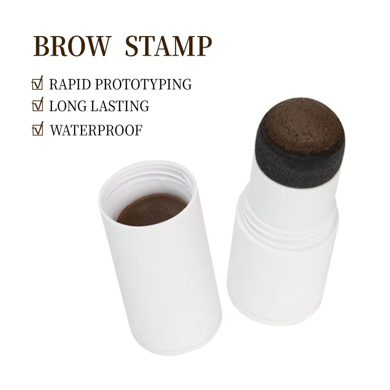 Eyebrow Stamp Perfectly Defined Natural Eyebrows Custom Logo White Package With 5 Classic Eyebrow Stencils Waterproof Smudge