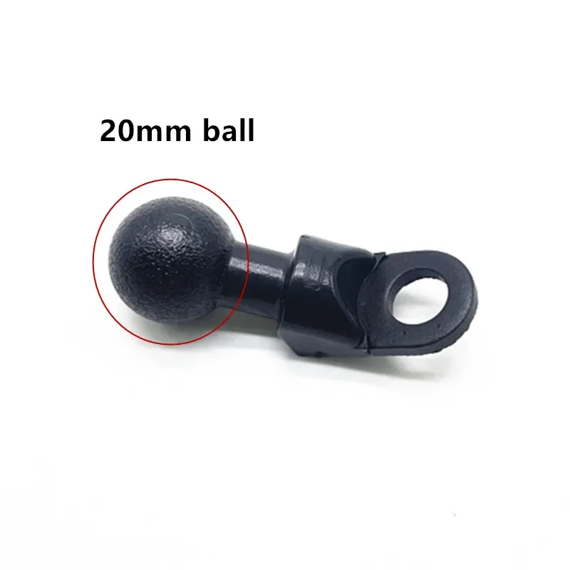 20mm Ball Motorcycle Mirror Holder Adapter for GPS Holder Mount Motorcycle Car for Gopro hero 5 Garmin GPS, Smartphone