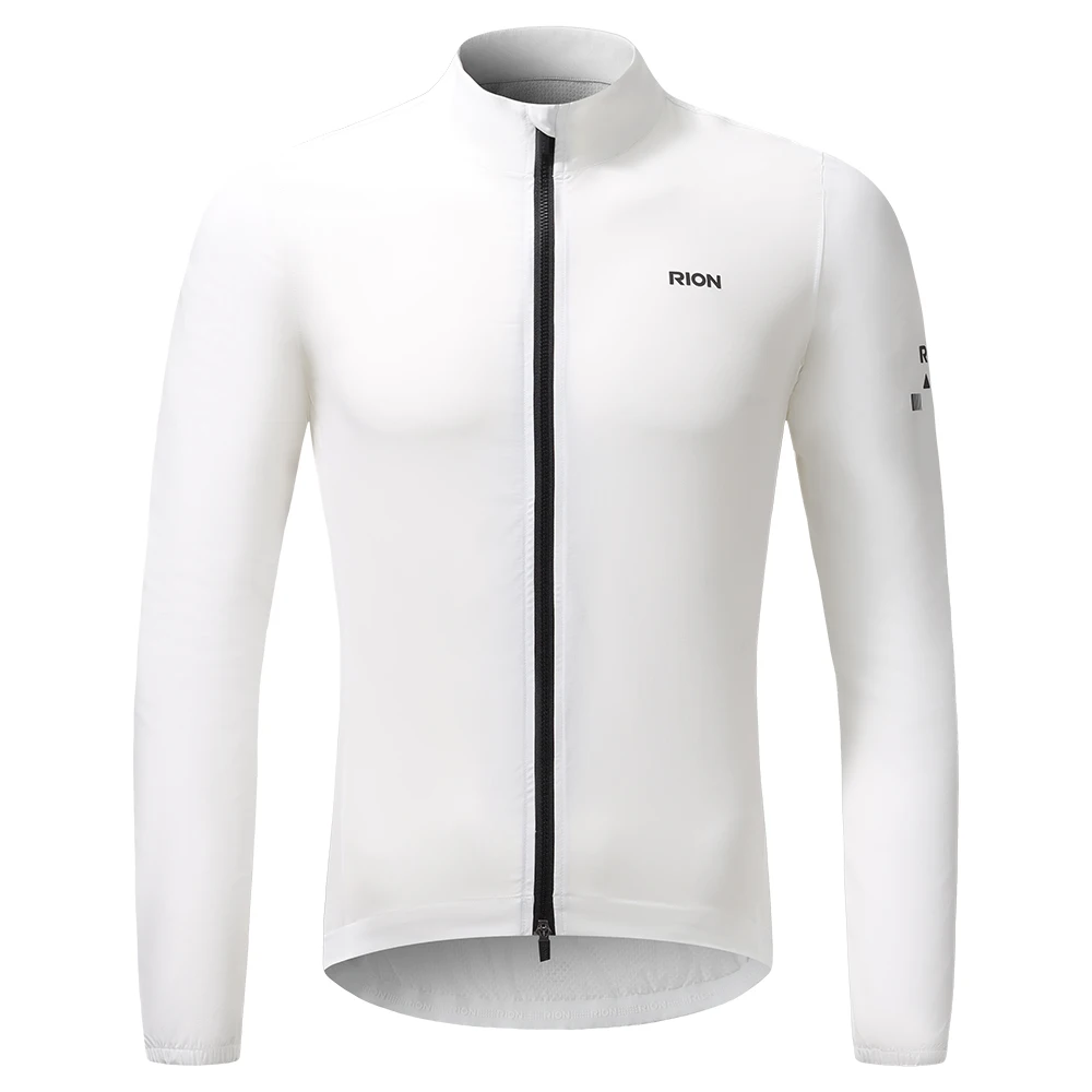 RION Herren Windbreaker Packbare Fahrradjacke Winddichte Fahrradjacke Fahrradbekleidung MTB-Jacken UPF50+ Sonnenschutz Leichtgewicht