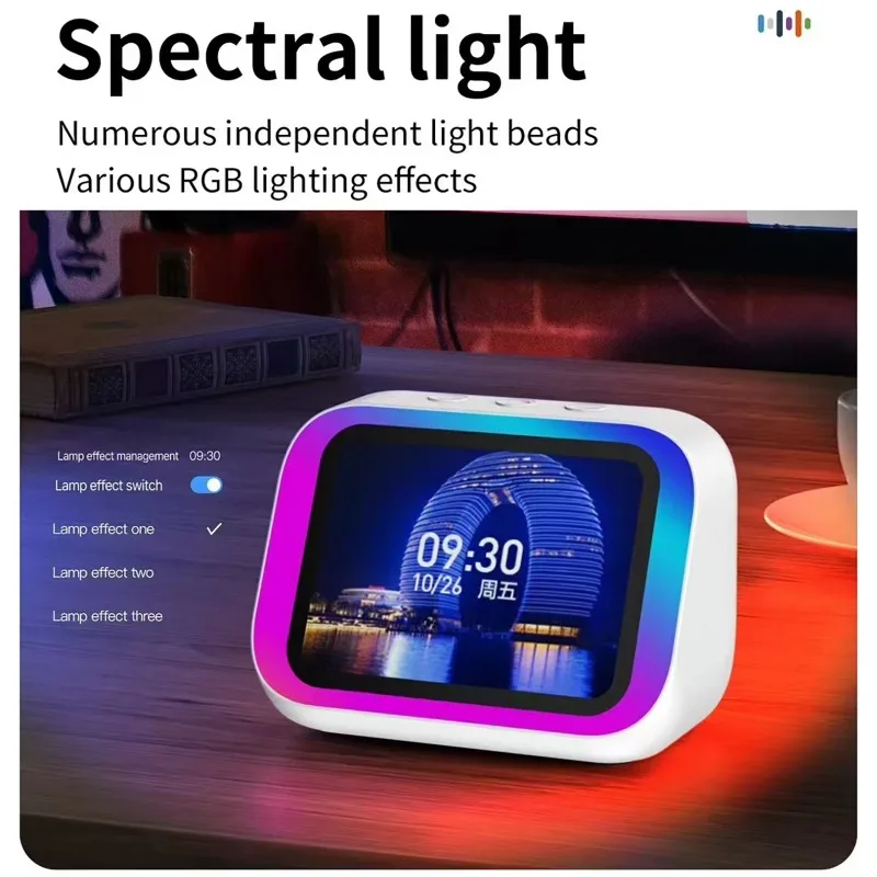 TF26 Pro Smart Wireless Speaker with AI Voice Assistant Intelligent Display MusicPlayer Alarm Clock Bluetooth Electronic Speaker view 6