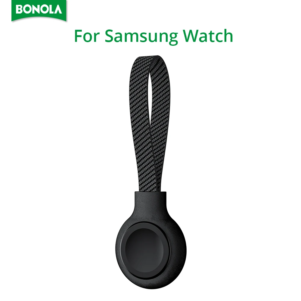 

Bonola Portable Watch Charger for Samsung Galaxy Watch 7/6/5/4/3 Braided Lanyard Watch Wireless Charger Buckle With Type C Cable