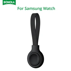 Bonola Portable Watch Charger for Samsung Galaxy Watch 7/6/5/4/3 Braided Lanyard Watch Wireless Charger Buckle With Type C Cable